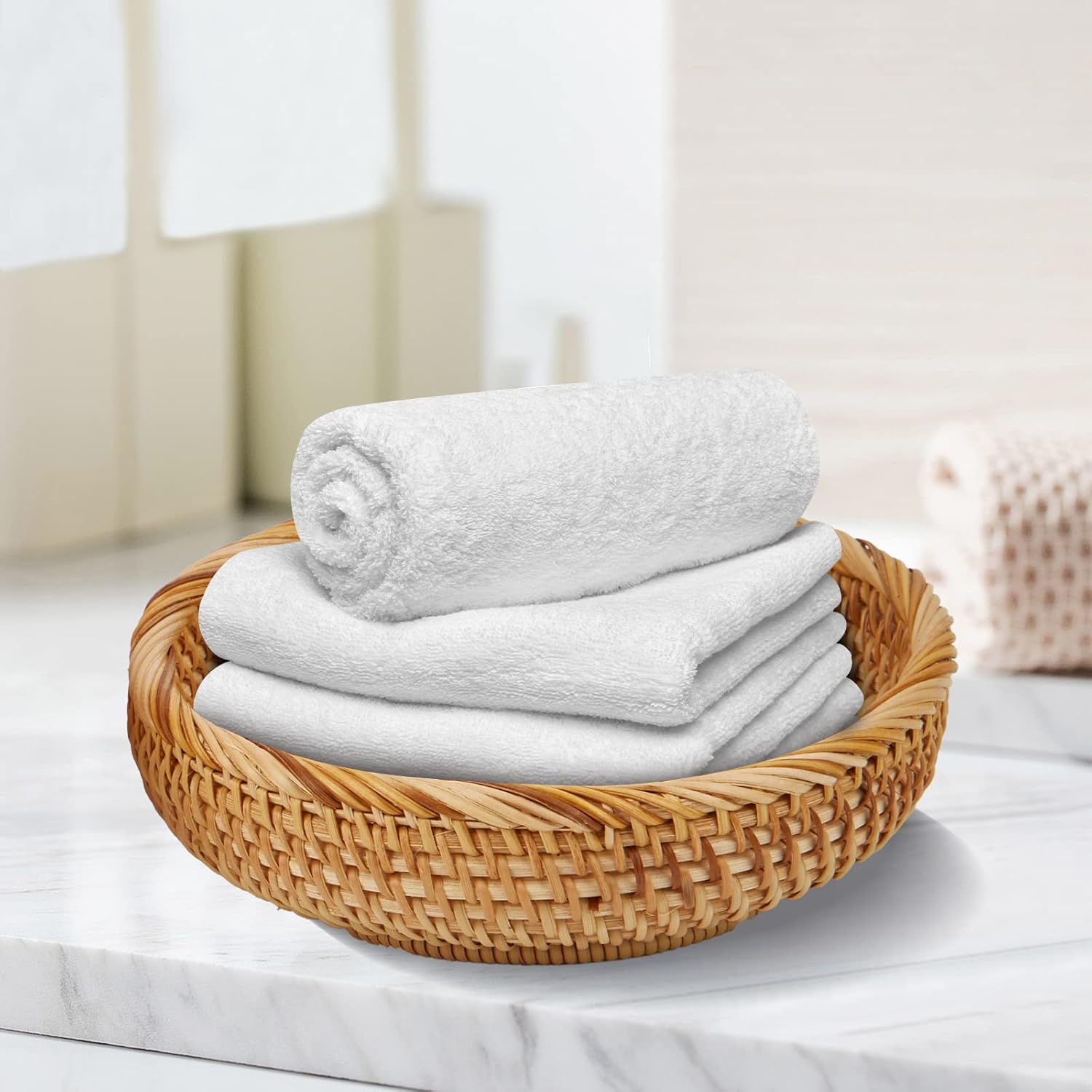 Natural Rattan Hand-Woven Small Fruit Basket