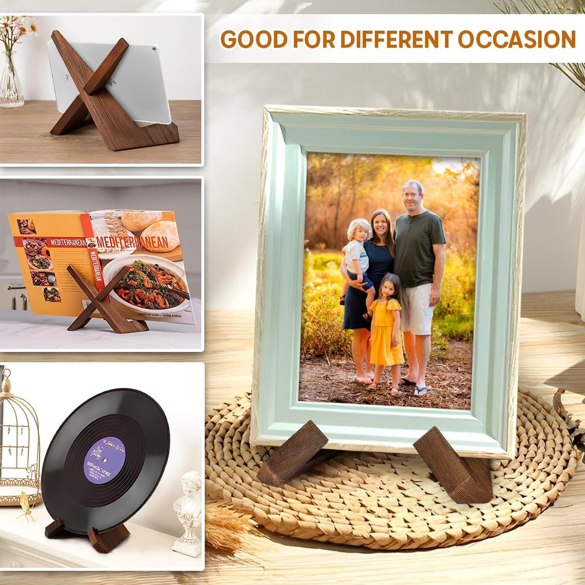 Handmade Wooden Cookbooks Holder