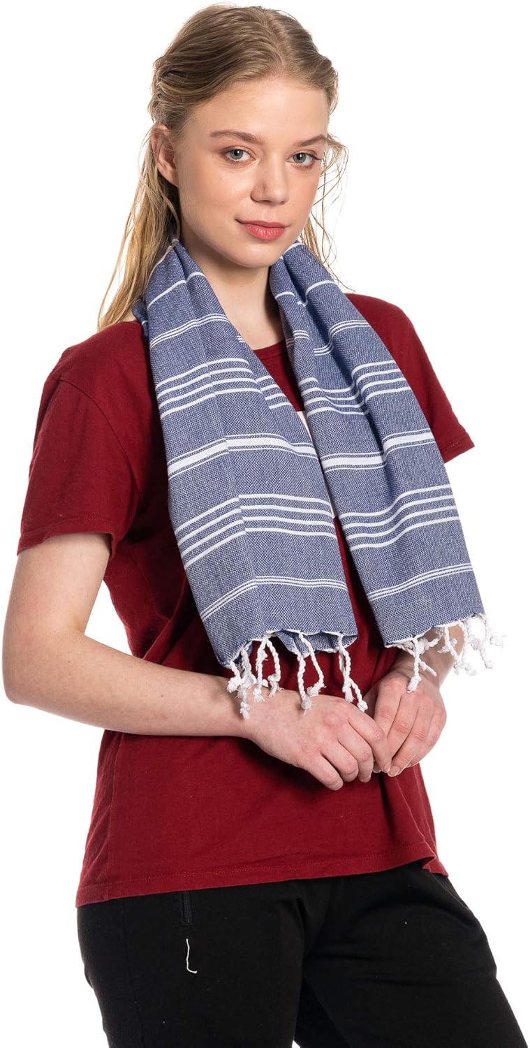 Clotho 4-Piece Turkish Cotton Hand Towels Set 18x40 inches