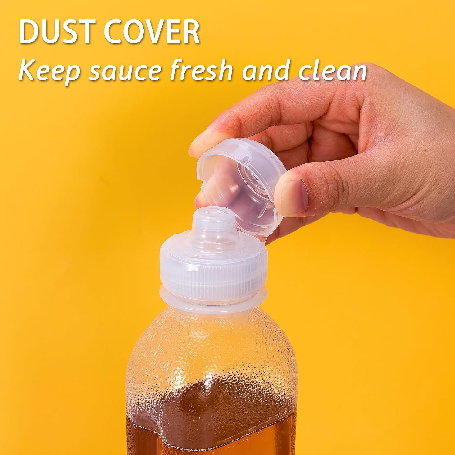Quick Release 10oz Squeeze Bottles with Lid for Ketchup Mustard More