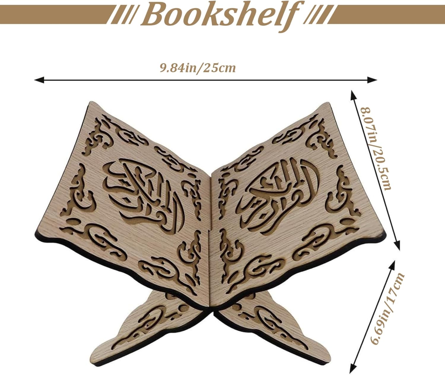 Reliable Quran Holder for Comfortable Reading Posture with Elegant Design