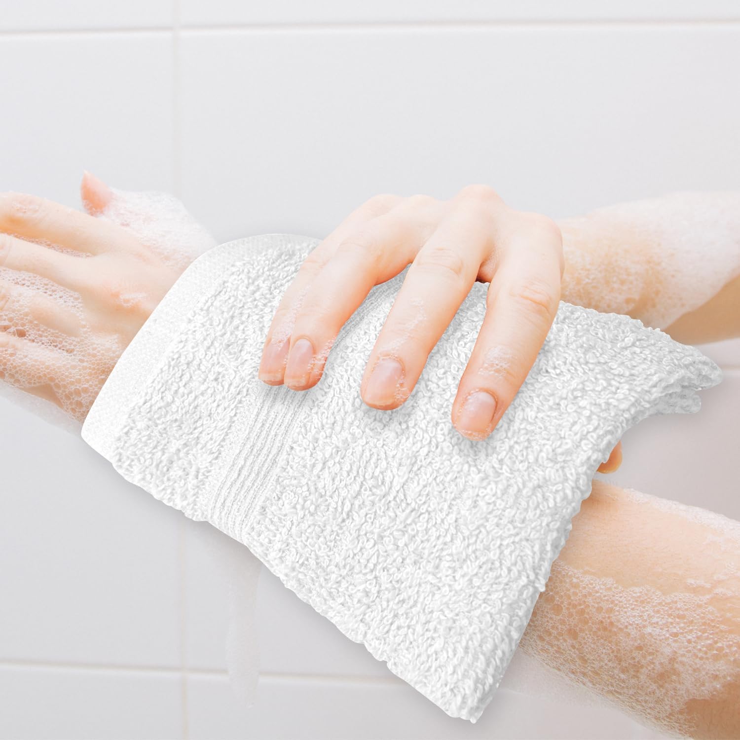 High Rise Stripe Washcloth Set