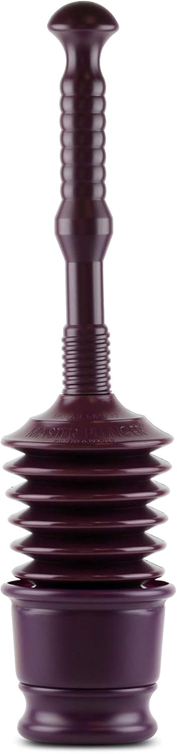 Master Plunger MP500-B Heavy Duty Toilet Plunger Kit