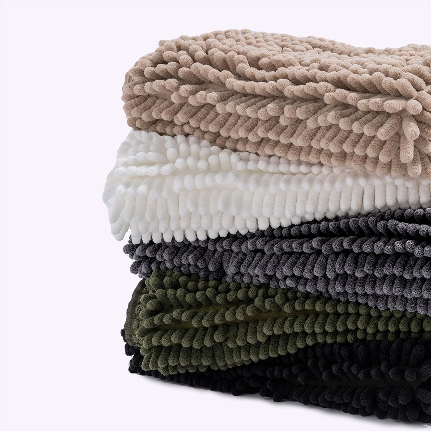 Luxurious Chenille Bathroom Mat