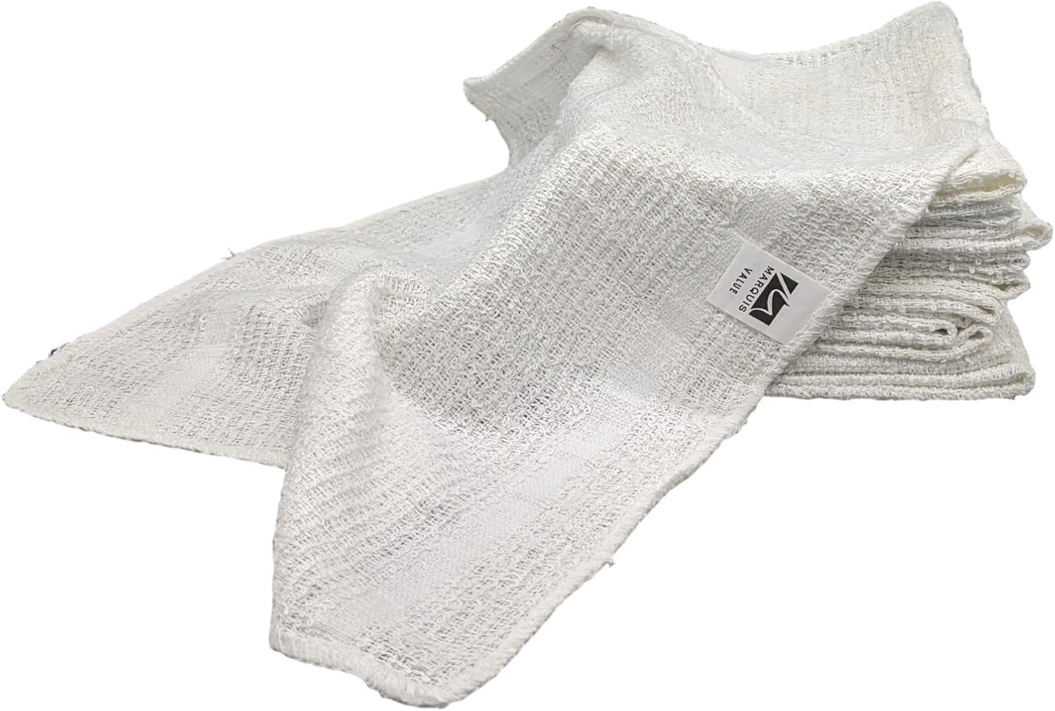 Marquis Mills 12x12 Reusable White Cotton Washcloths