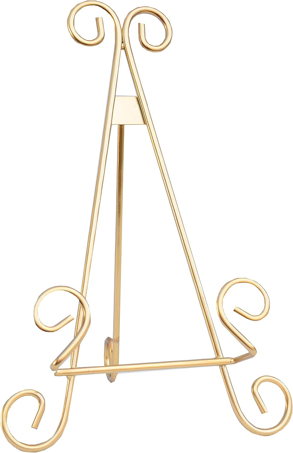 Elegant Heavy-Duty Metal cookbook Stand for Hands-Free Reading Storage