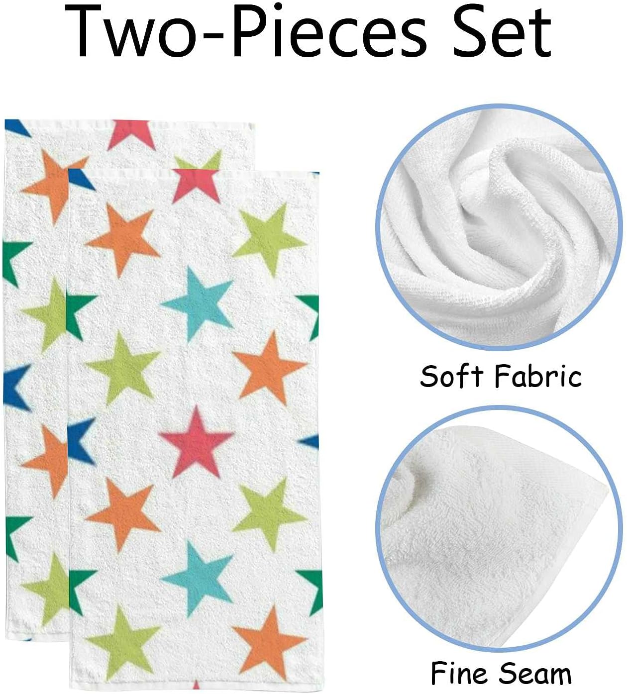 Rashu Bath Towel Set Ultra Soft 30x15in