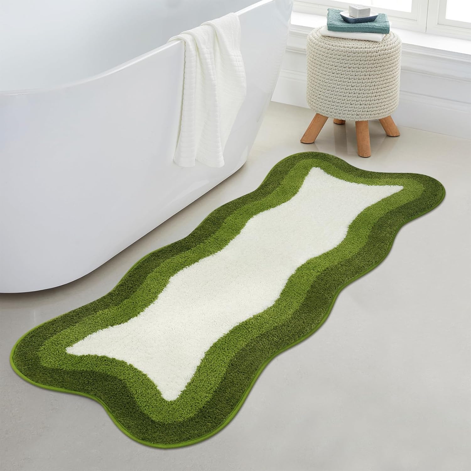 Perfect Bath mat for Home Kitchen DRY COMFY with GRADIENT PATTERN