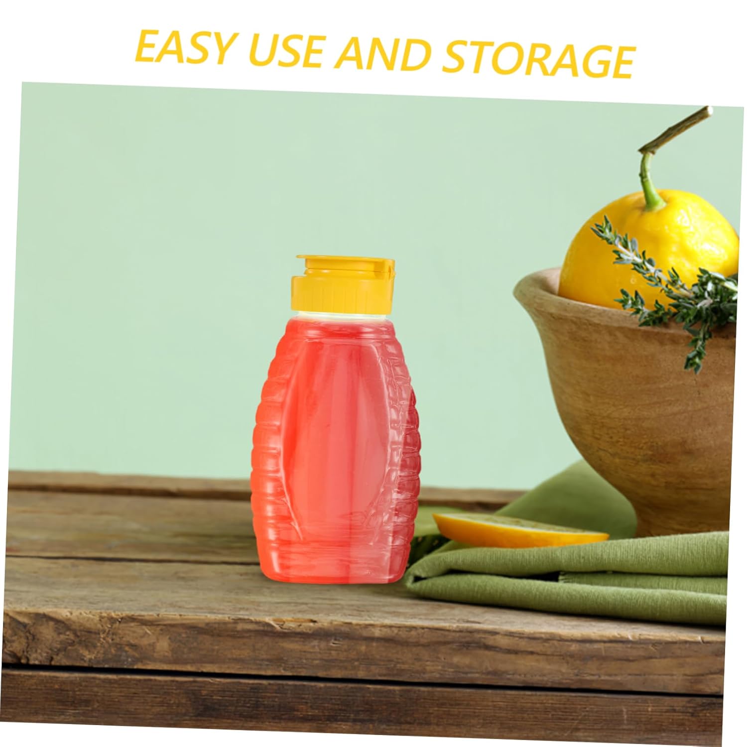 Convenient Squeeze Bottle for Honey More
