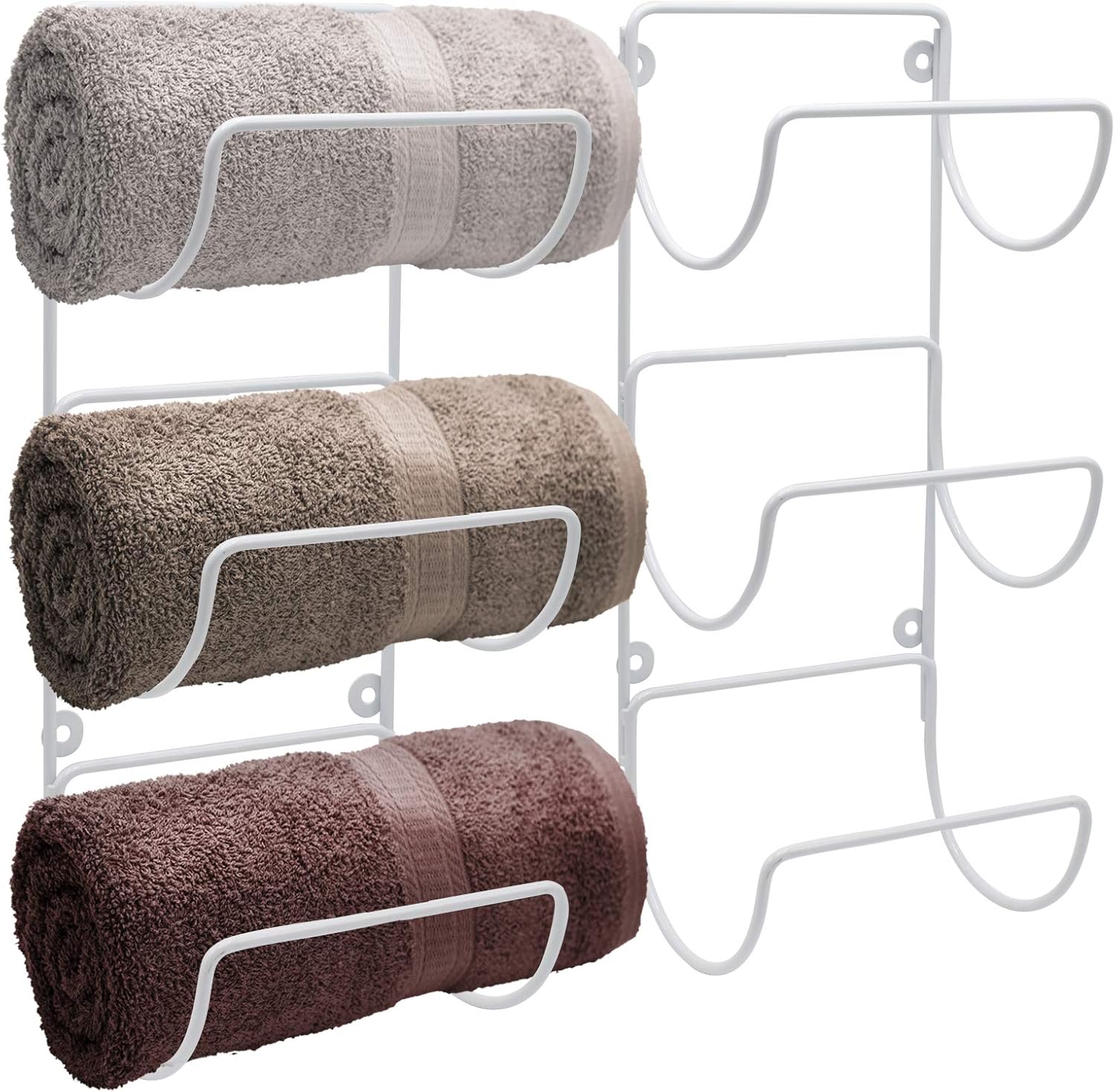Efficient 6-Level Towel Holder System