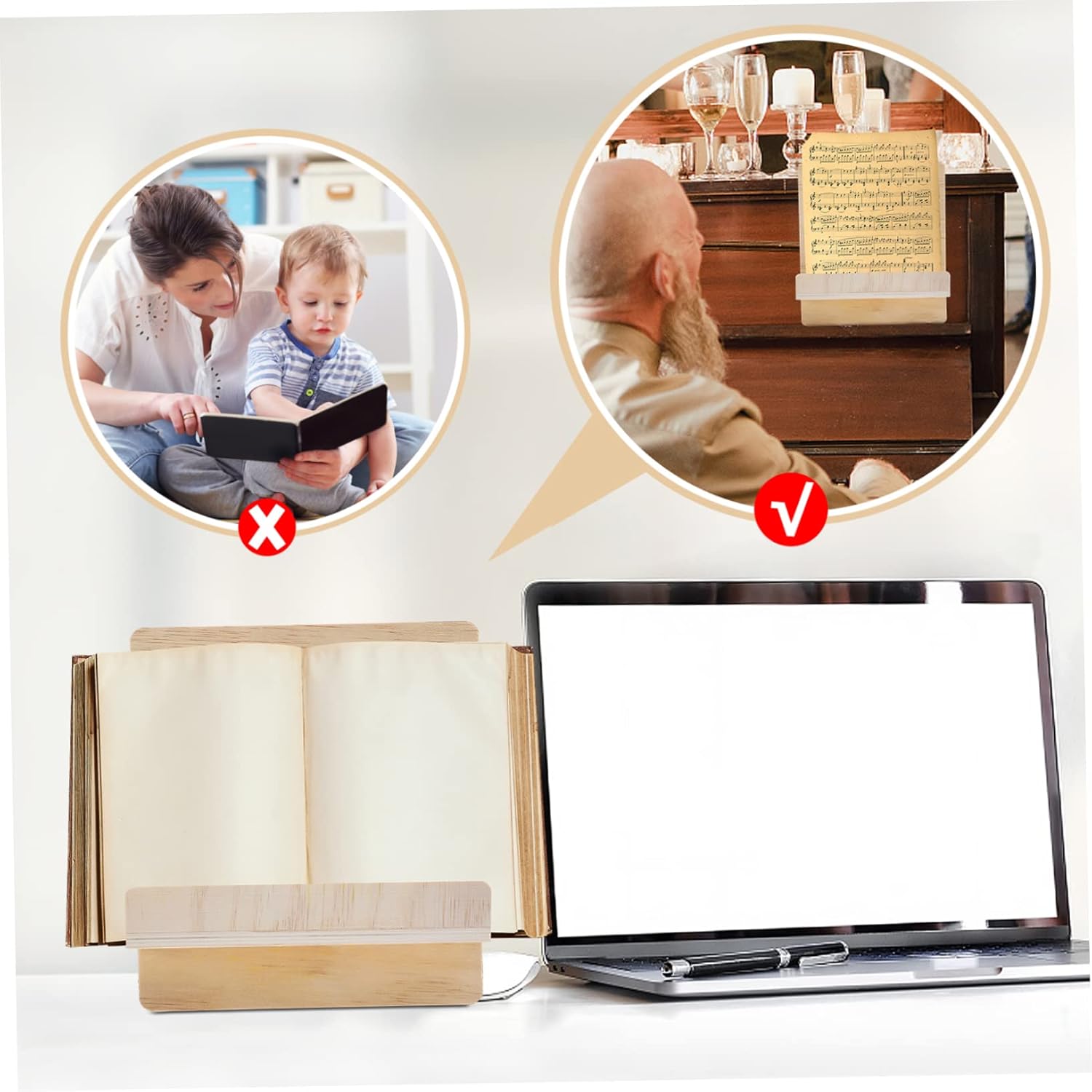 PrettyZoomMulti-functional ReadLearn Stand - Super Handy for Home Office and Study