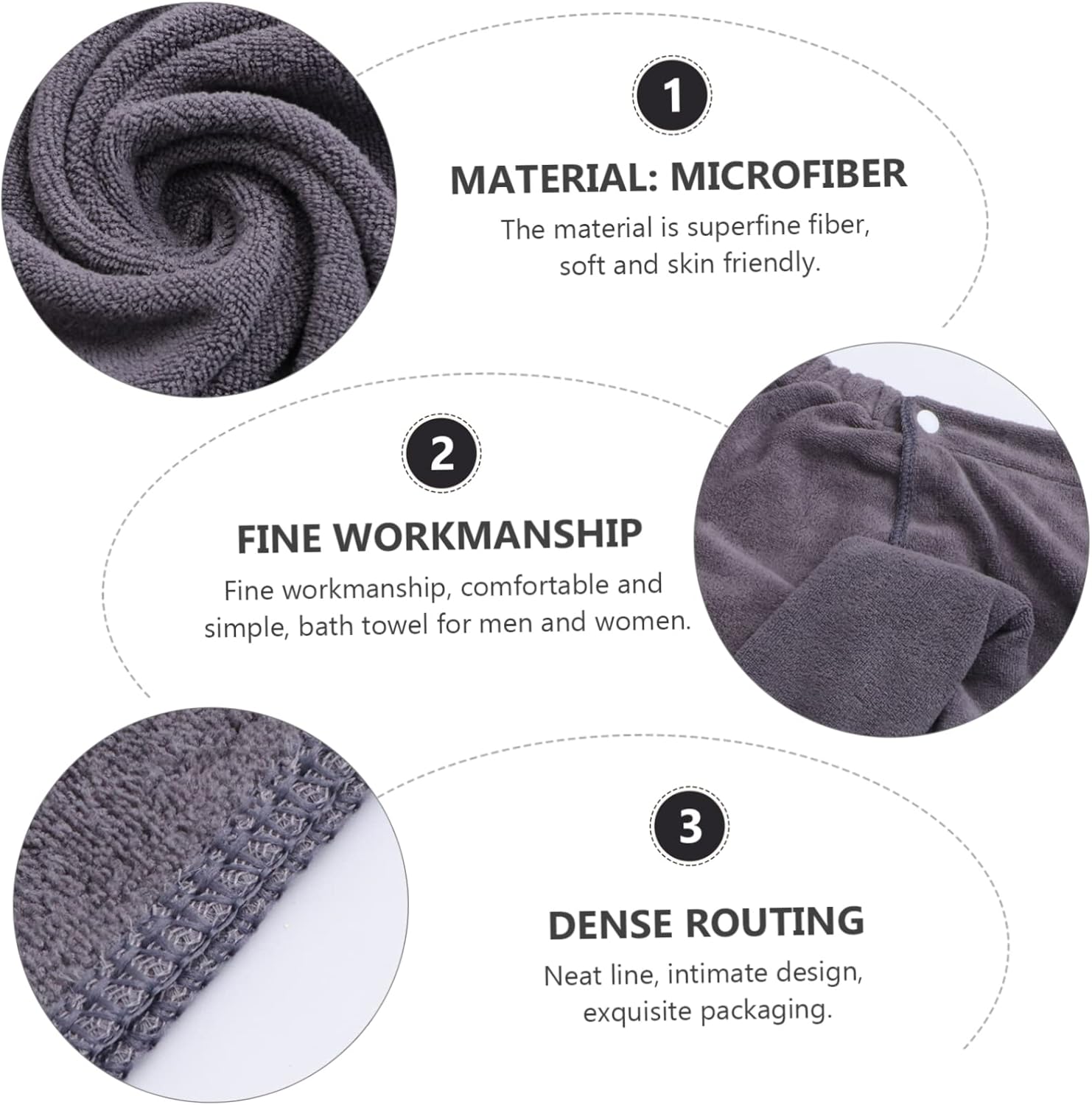ElegantMarathons Beach Towel for Men Soft Absorbent Stylish