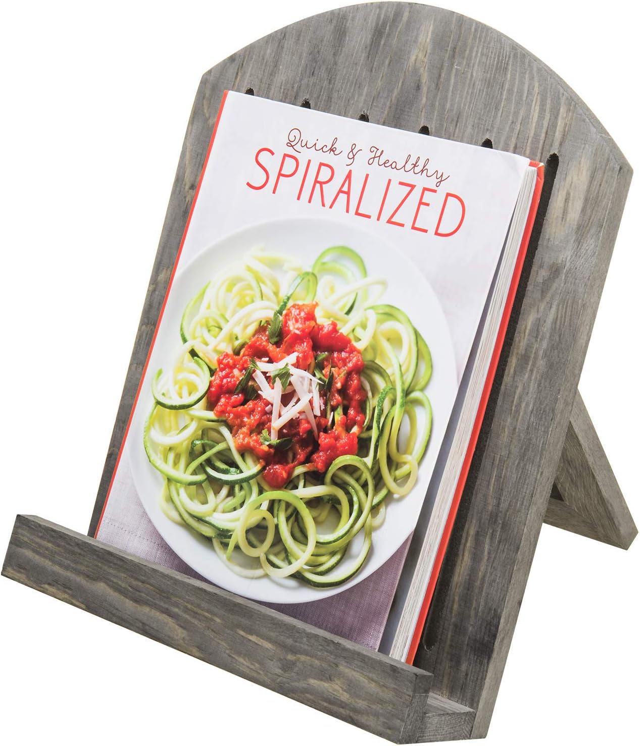 Vintage book stand for kitchen