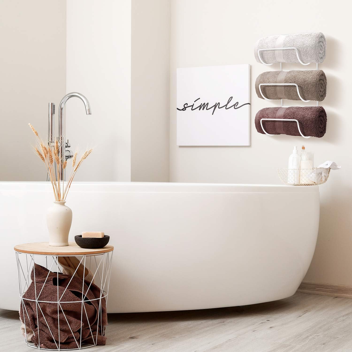 Efficient 6-Level Towel Holder System
