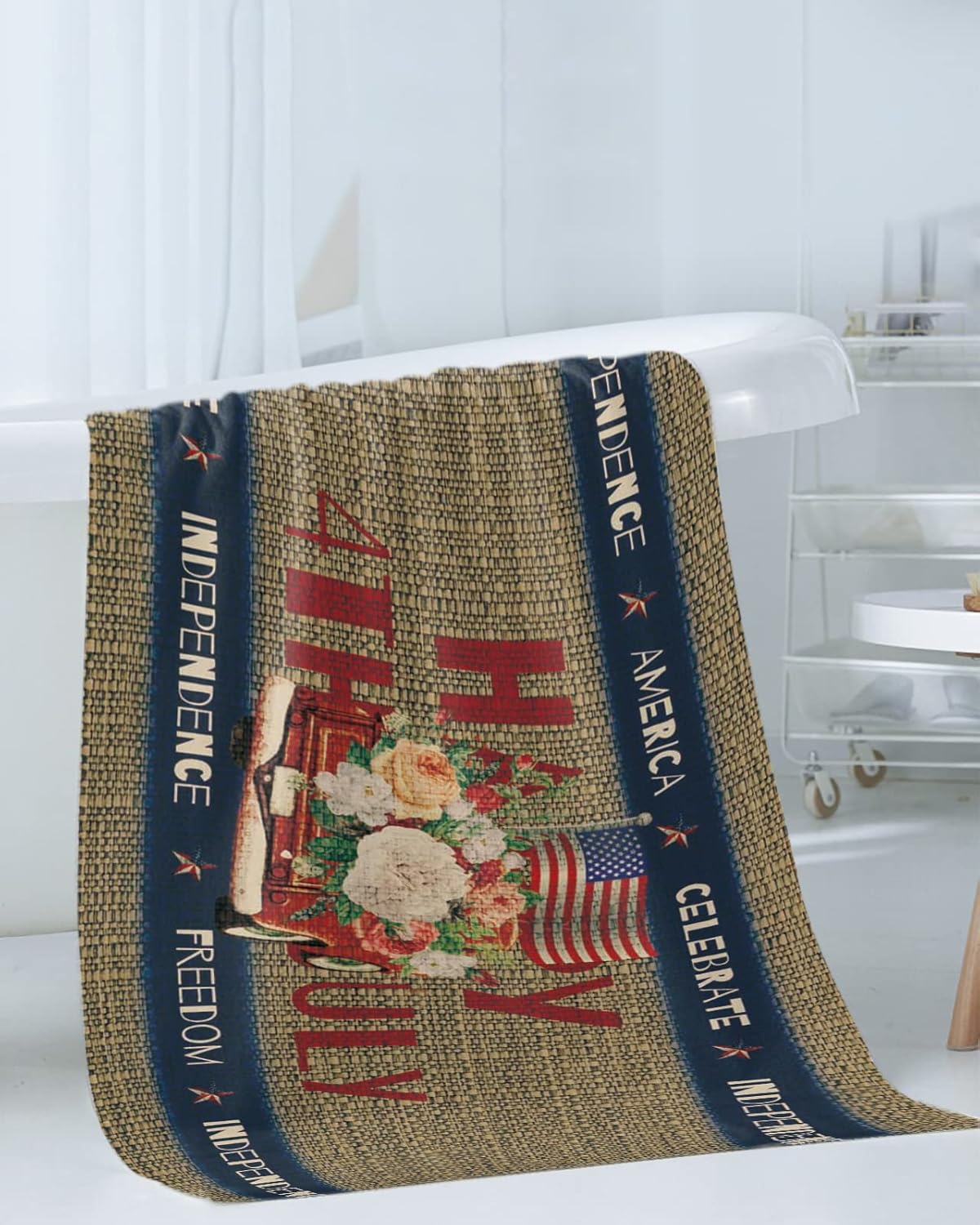 Vibrant Design Travel Bath Towels Set