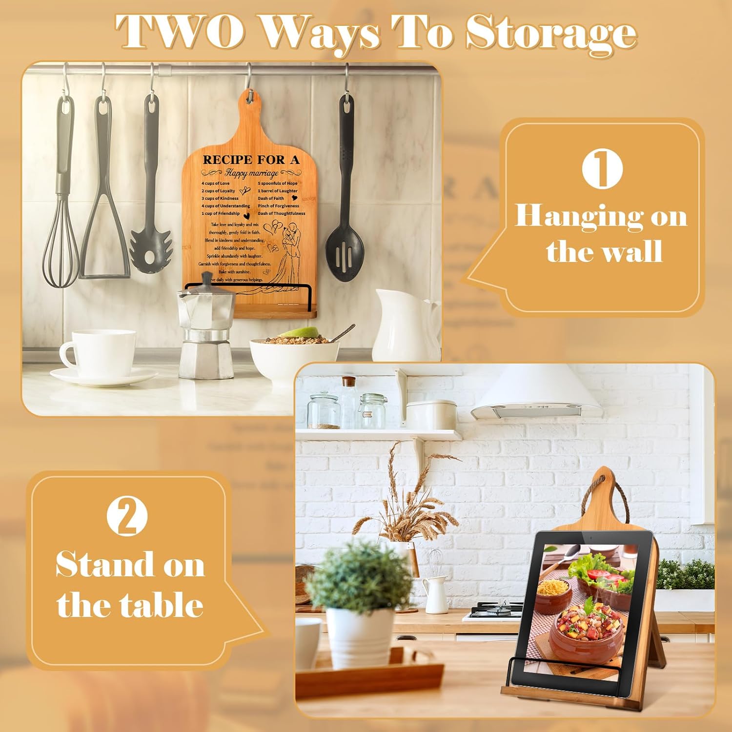 Marriage Cookbook Holder