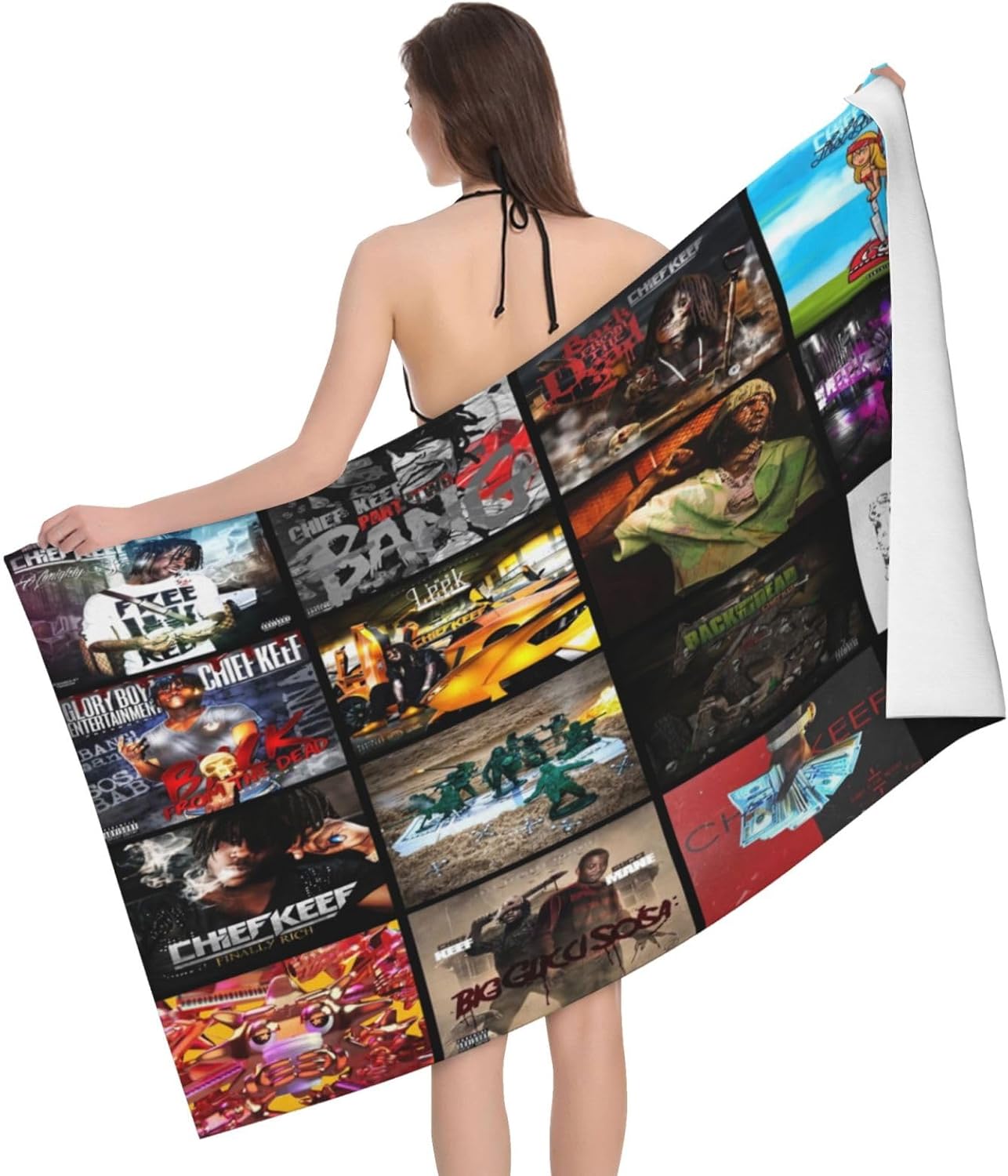 High-Quality Microfiber Bath TowelQuick Dry Beach Towels for HomeBathingPicnics etc
