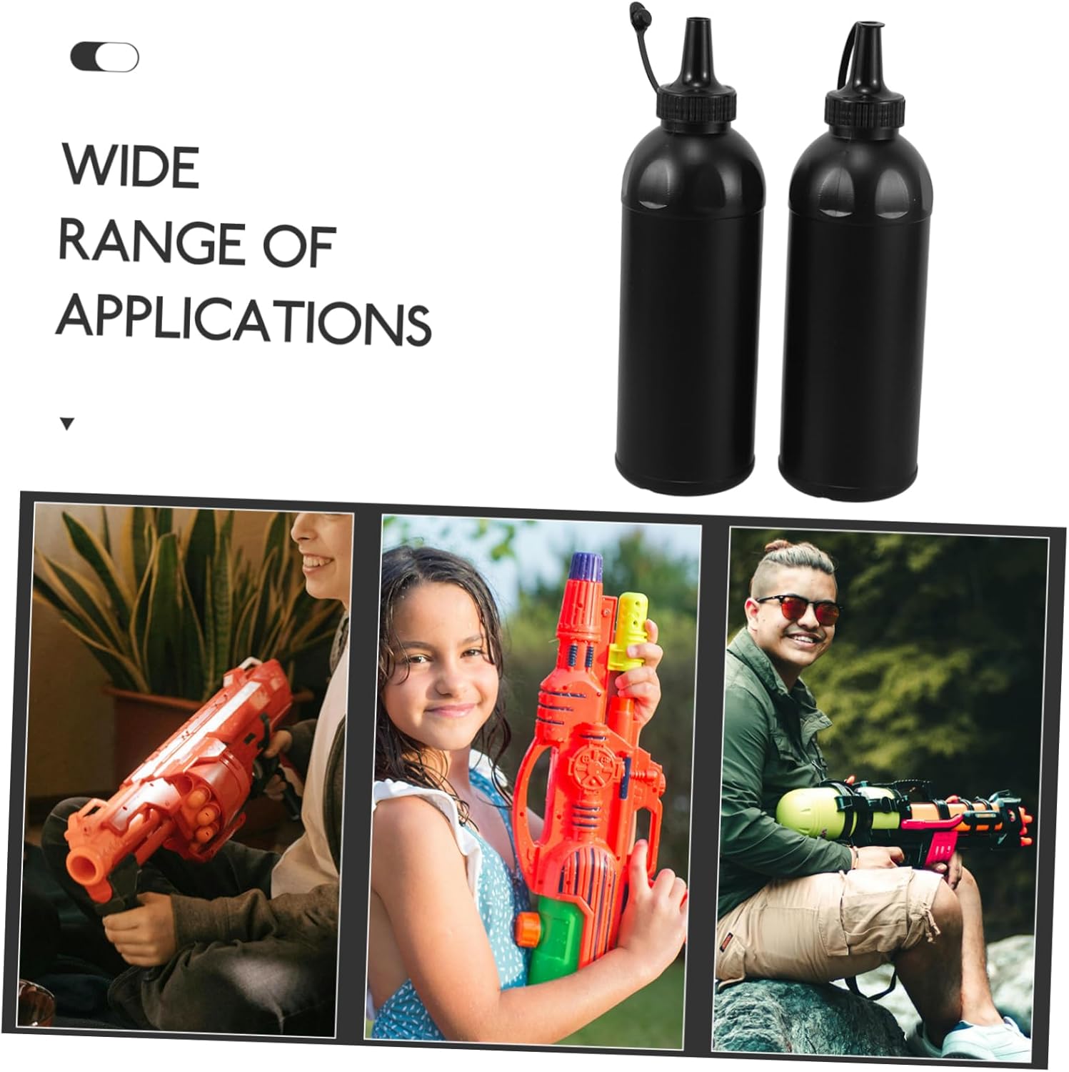 Crash Game Squeeze Bottle Set Fun Liquiddispenser for Parties Playtime WHAMVOX