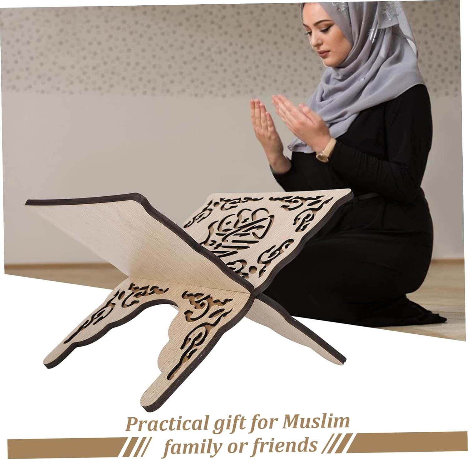 Reliable Quran Holder for Comfortable Reading Posture with Elegant Design