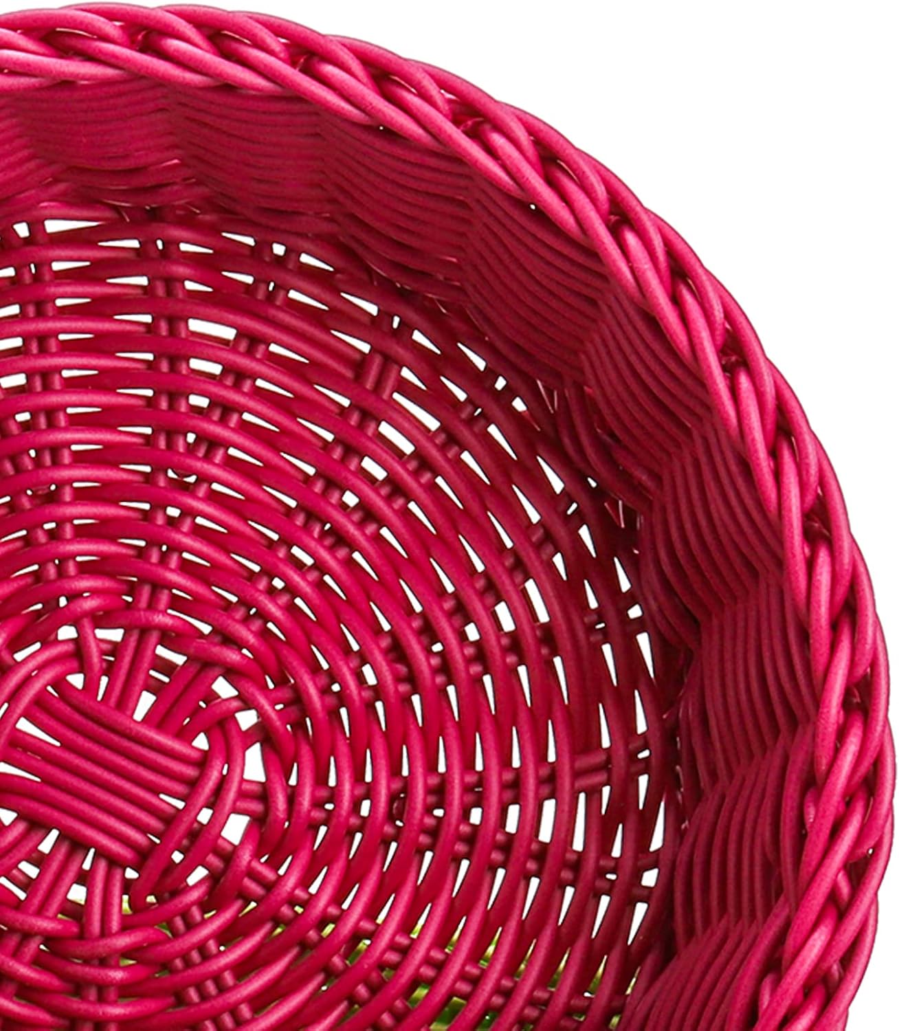 4-Piece Rattan Woven Baskets for Fruit Storage Serving
