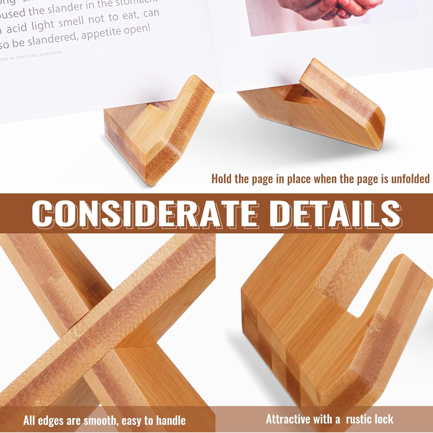 Bamboo Cooking Stand for the Kitchen Rustic and Functional Design