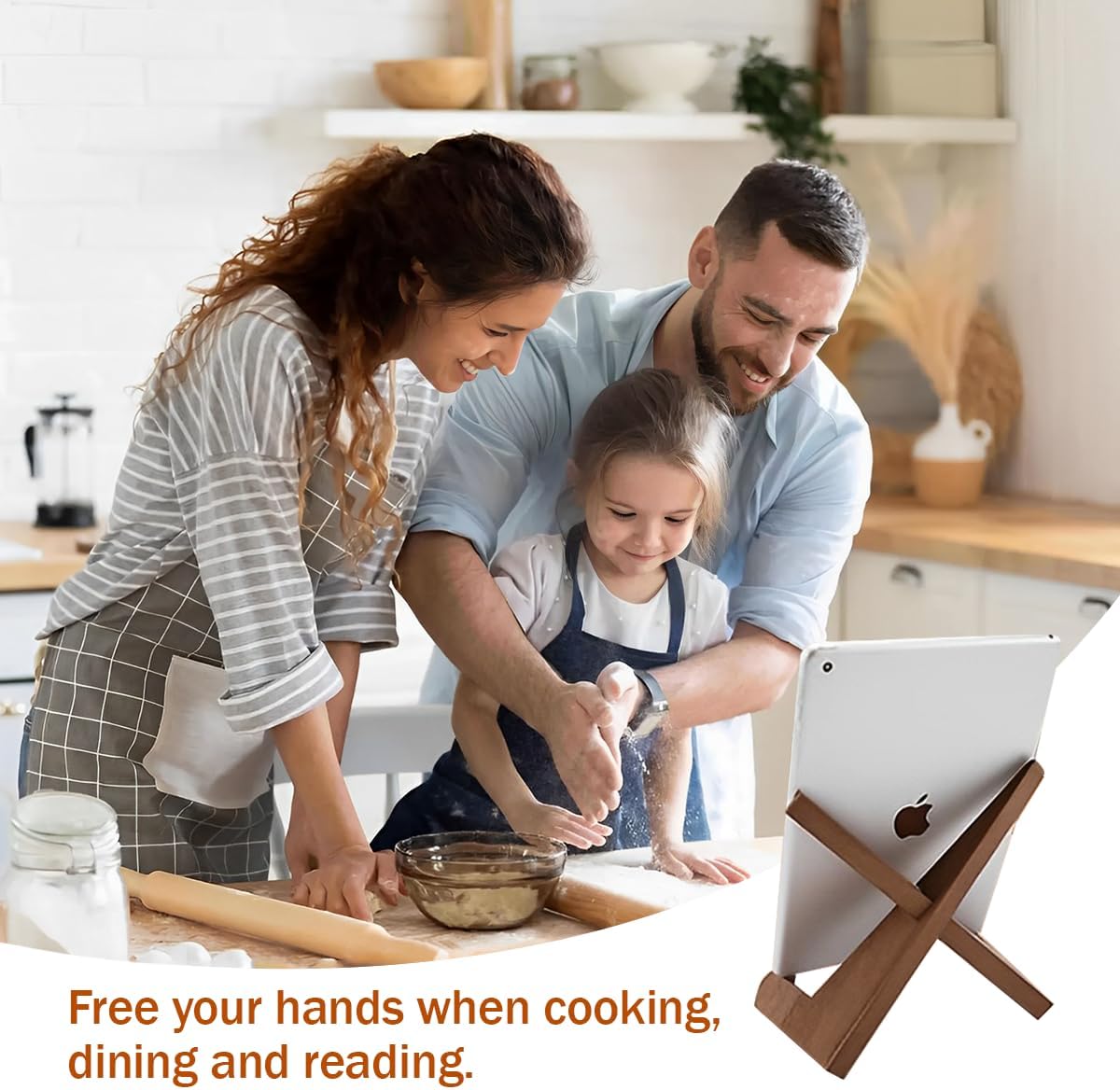 Handmade Wooden Cookbooks Holder