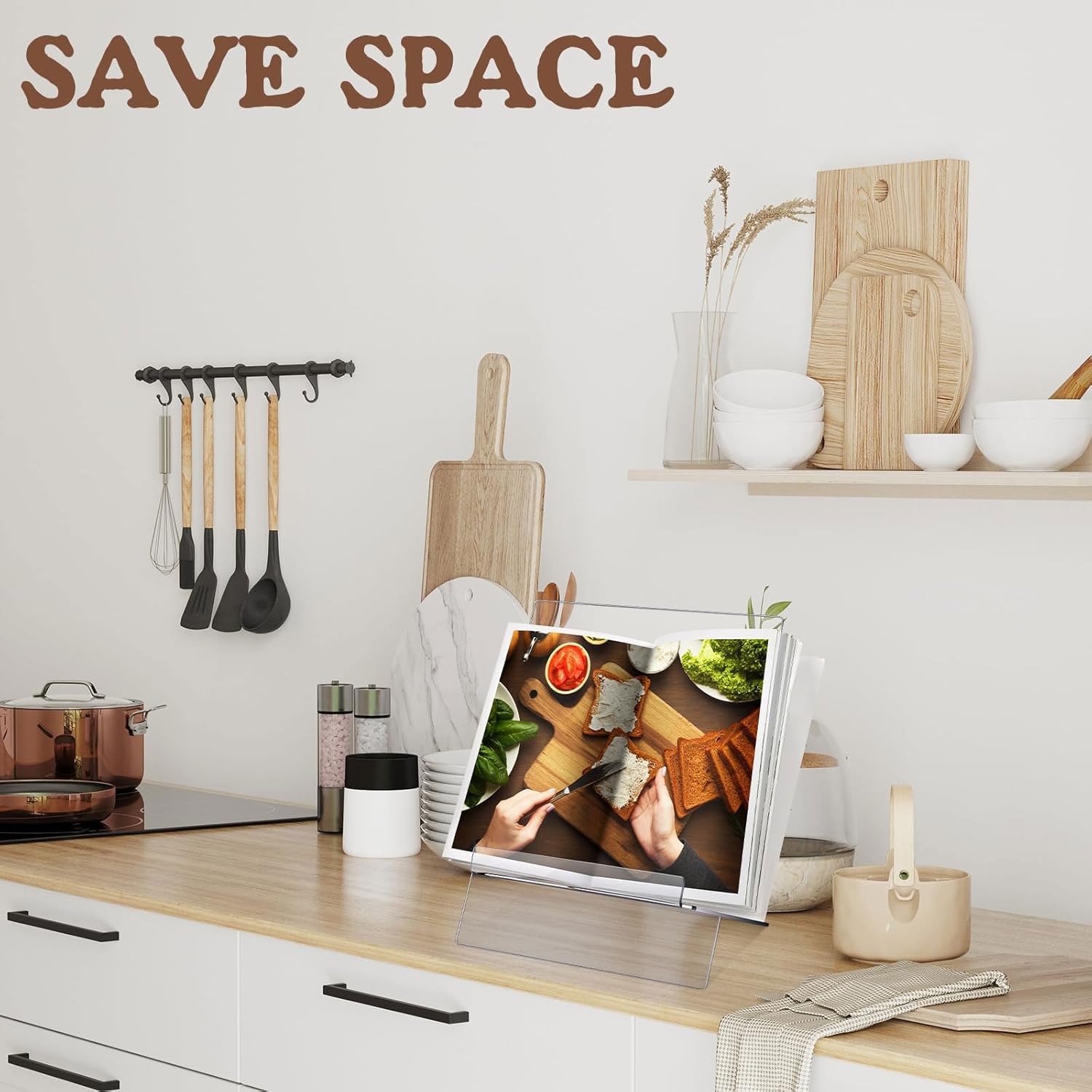 Recipe Holder for Cookbooks