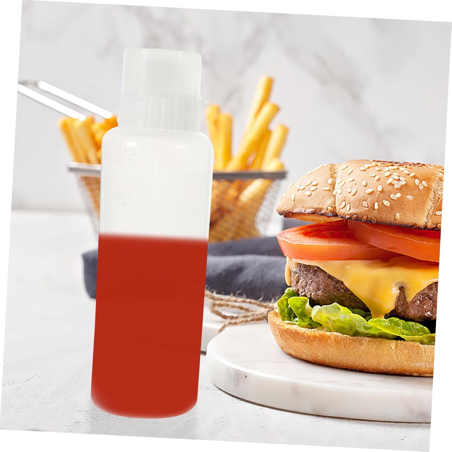 Cabilock Ketchup and Mustard Squeeze Bottles