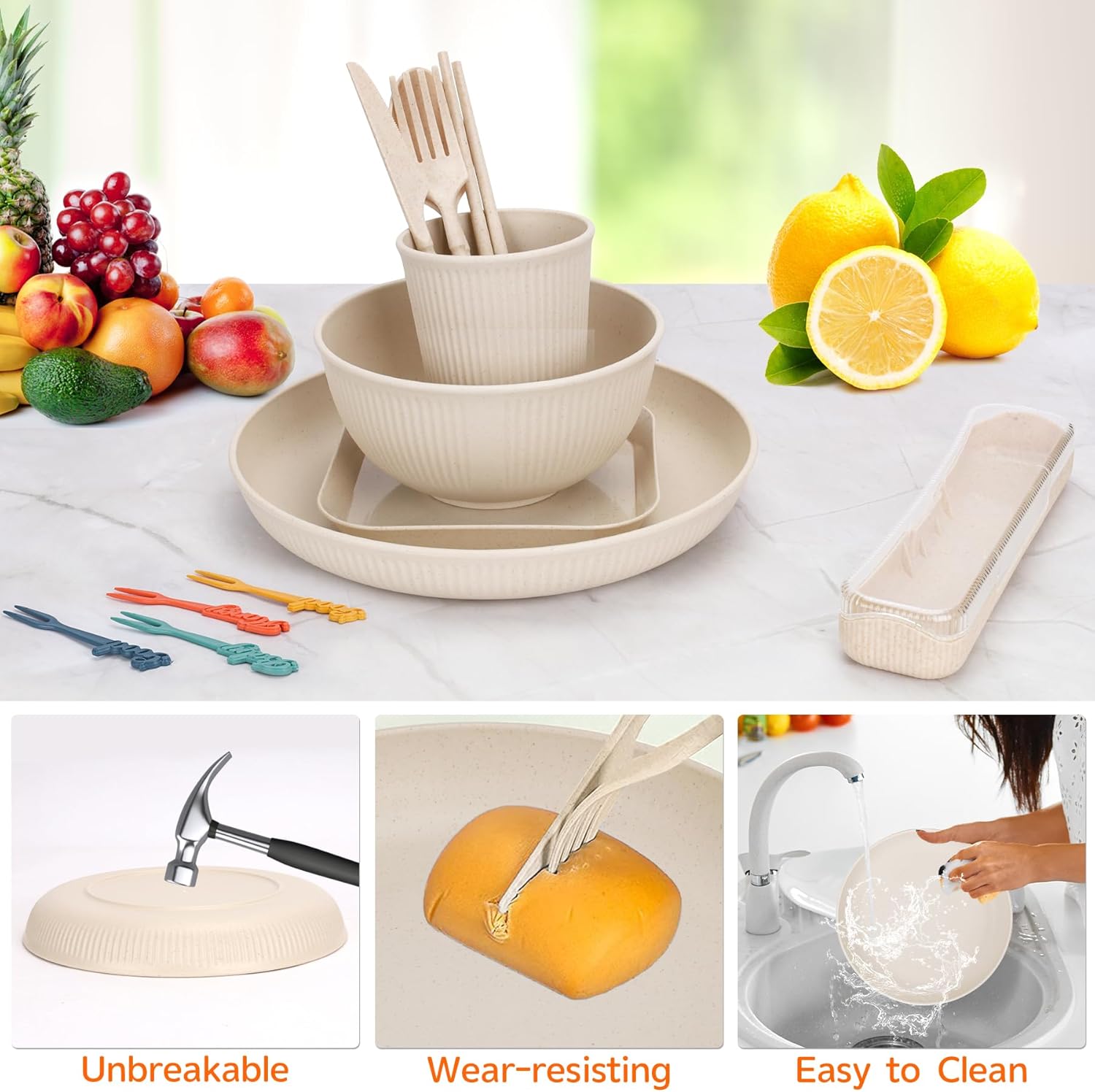 48 Pcs Dinnerware Sets