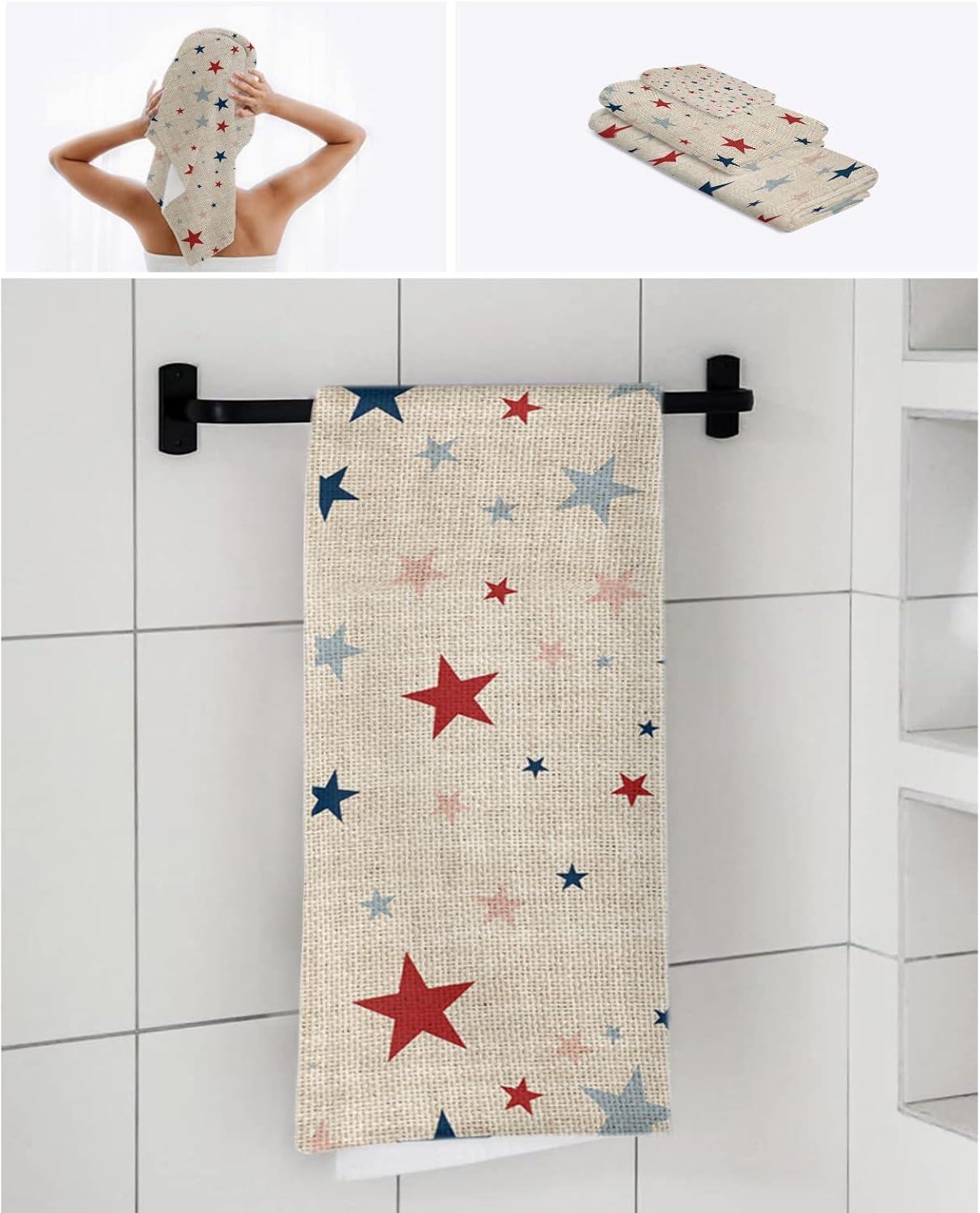 Sevenbabu Bath Towels Set of 3