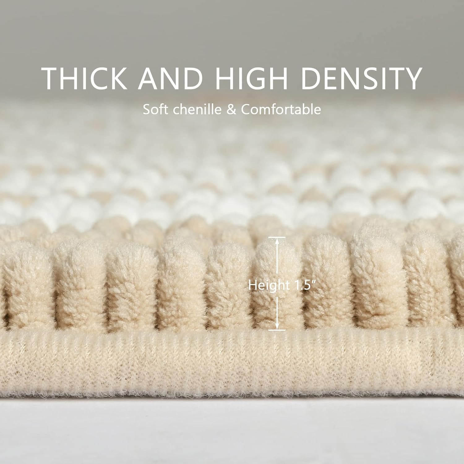 Tindbea FluffySoft Bath Mat Set