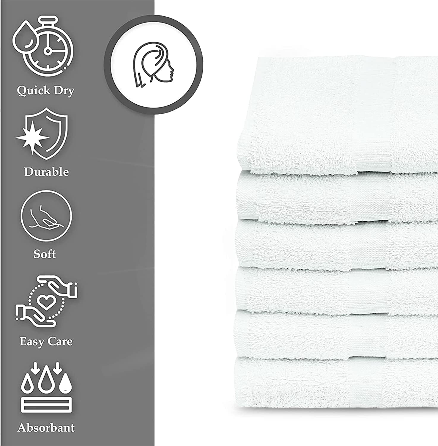 84-Piece Eco-Friendly Bath Towels