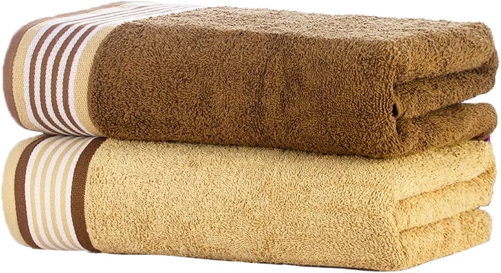 Soft Plush Bath Towels Set 2