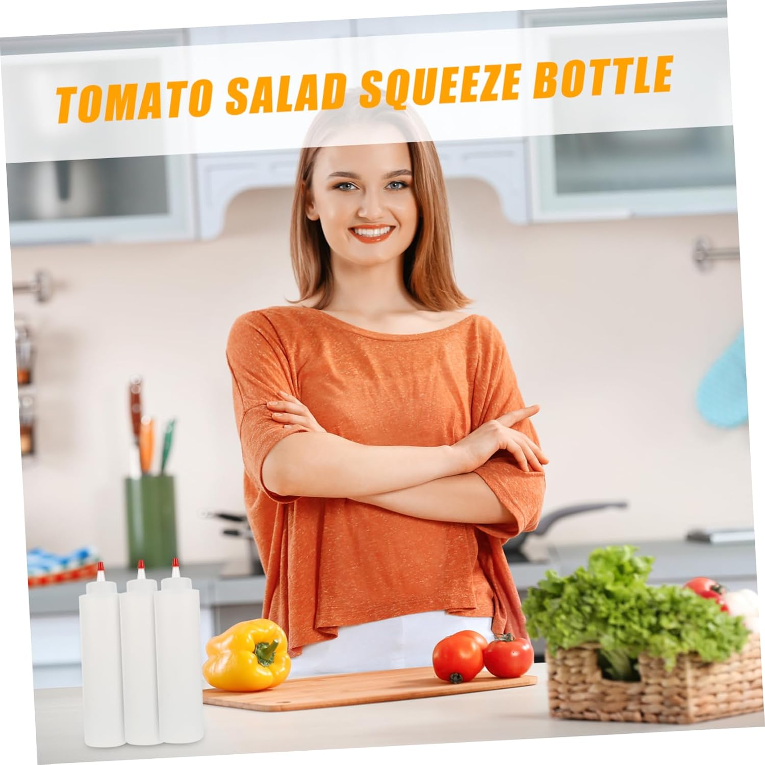 Perfect Squeeze Bottle Set by Cabilock 6 Piece
