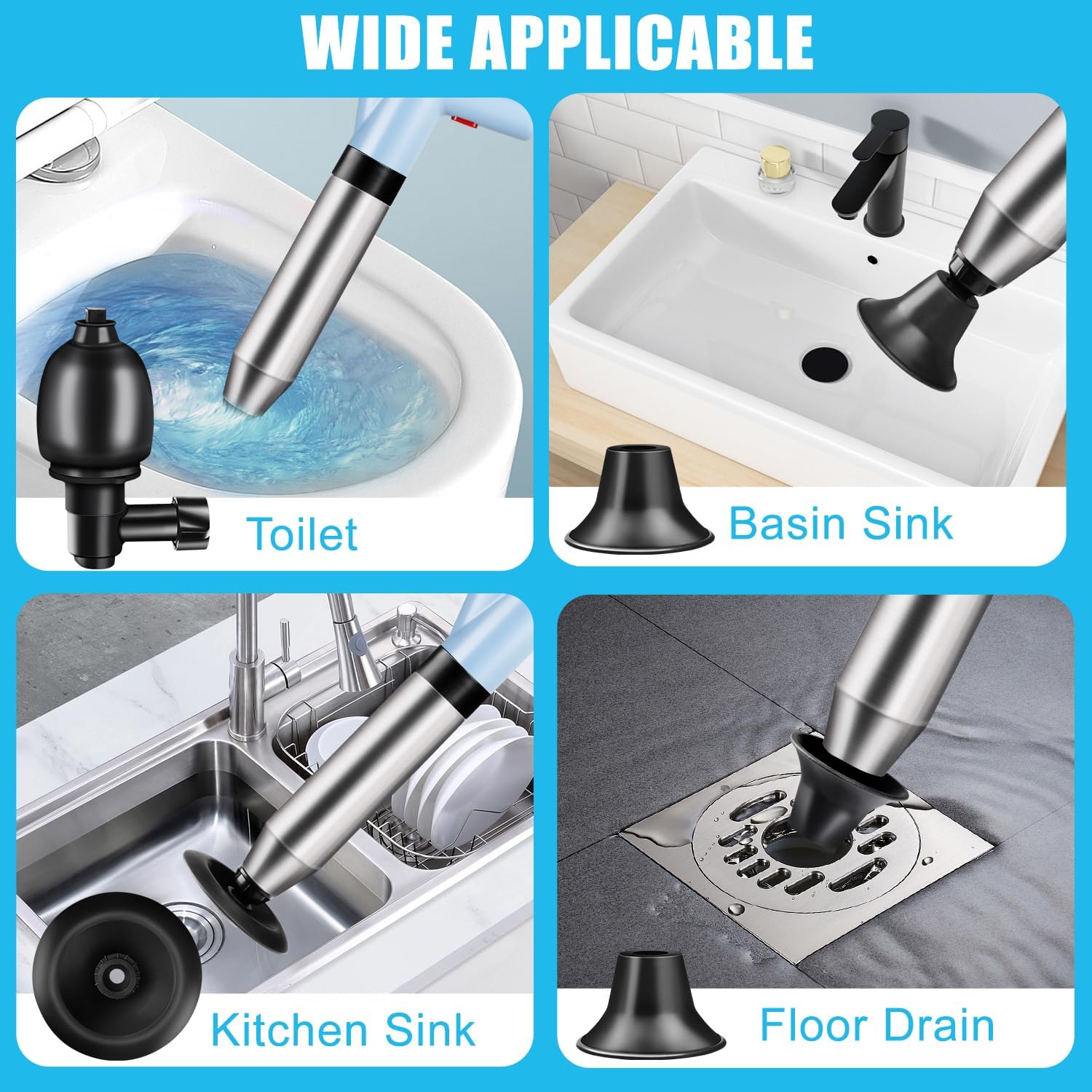 Effortless Toilet Plunger - WOHPW