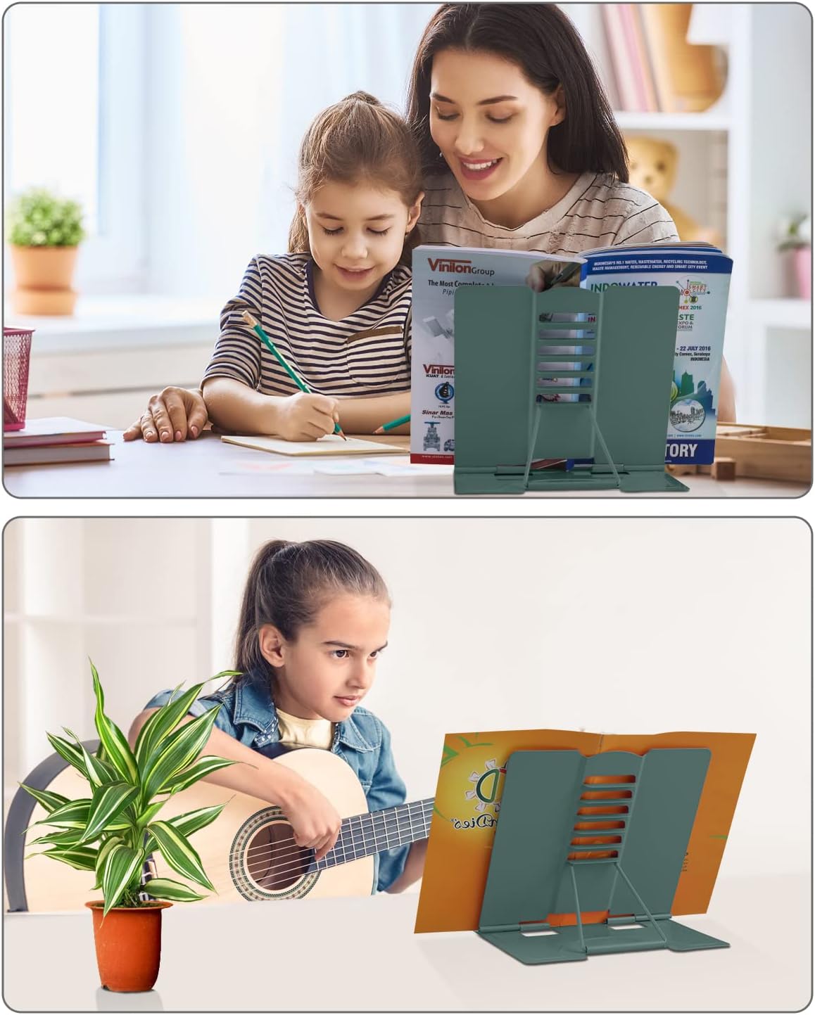MSDADA Desk Book Stand Comfortable Portable Reading Companion