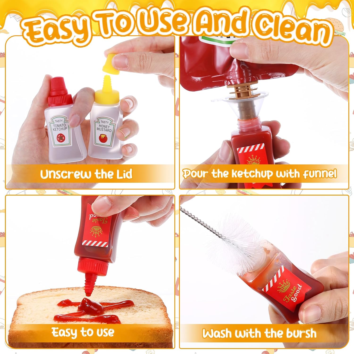 Perfect Mini Ketchup Bottles Extra Space