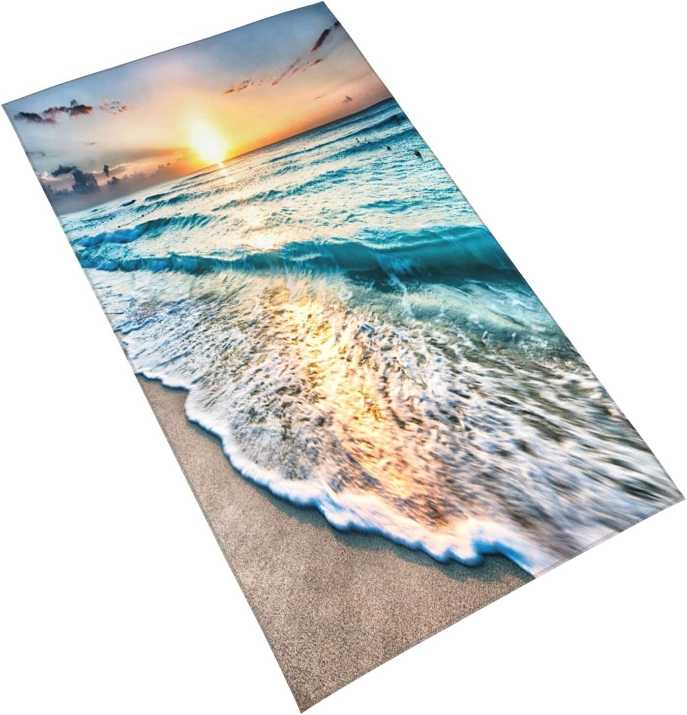 Bath designed for mastering the beach - Set of 2 with tropical vibes