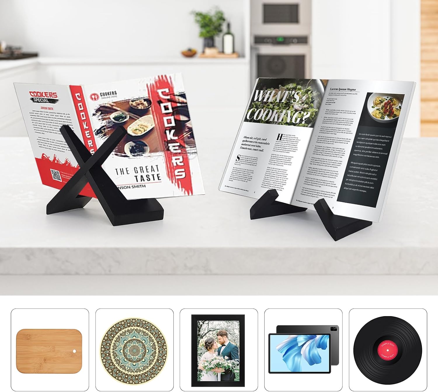 CookBook Stand for Kitchen Counter