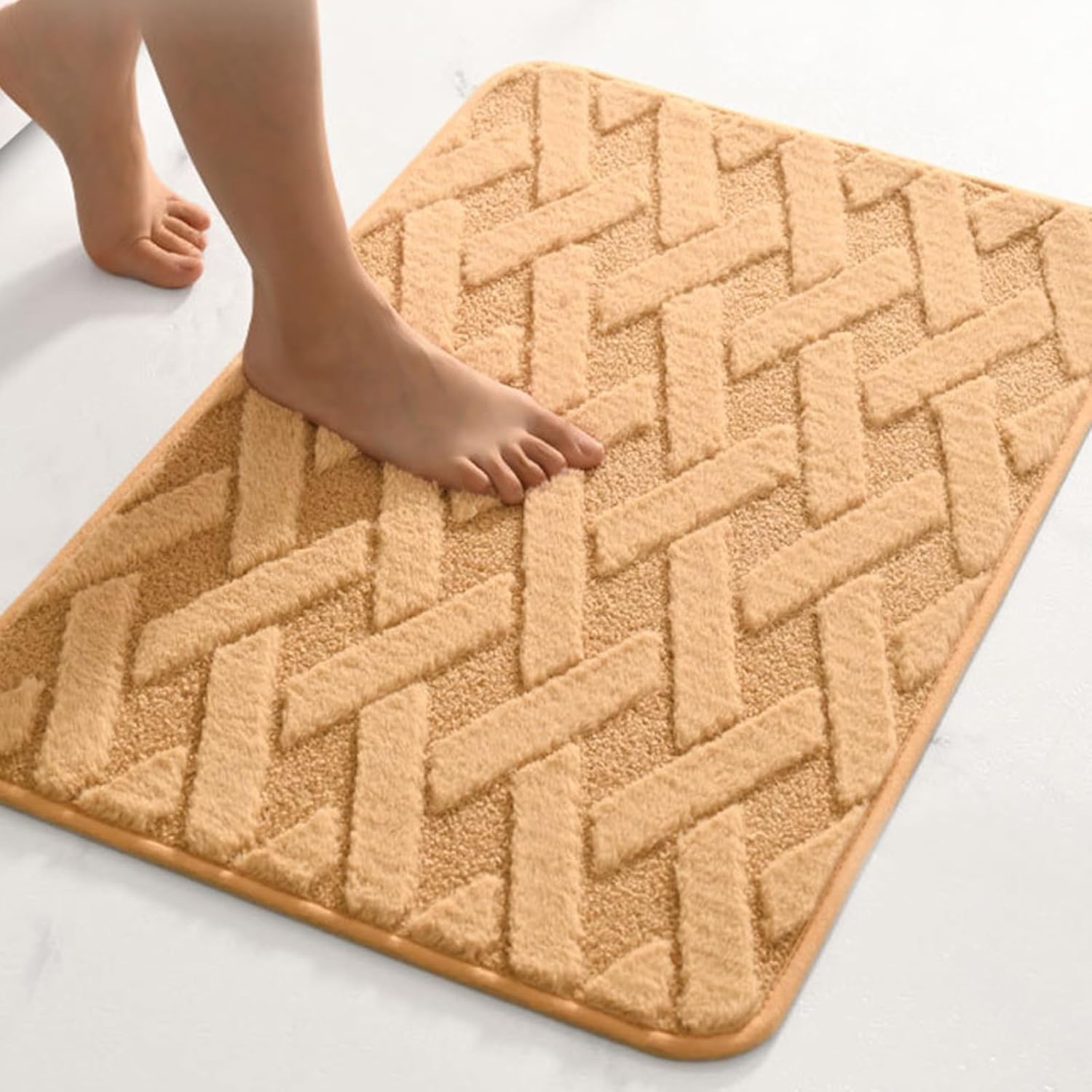 Bath Mat Rug Gold
