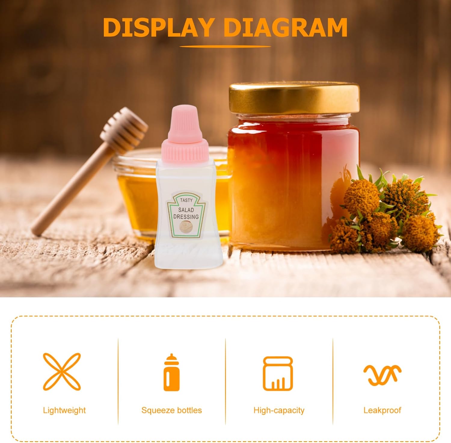 Cabilock Mini Condiment Set 4pcs