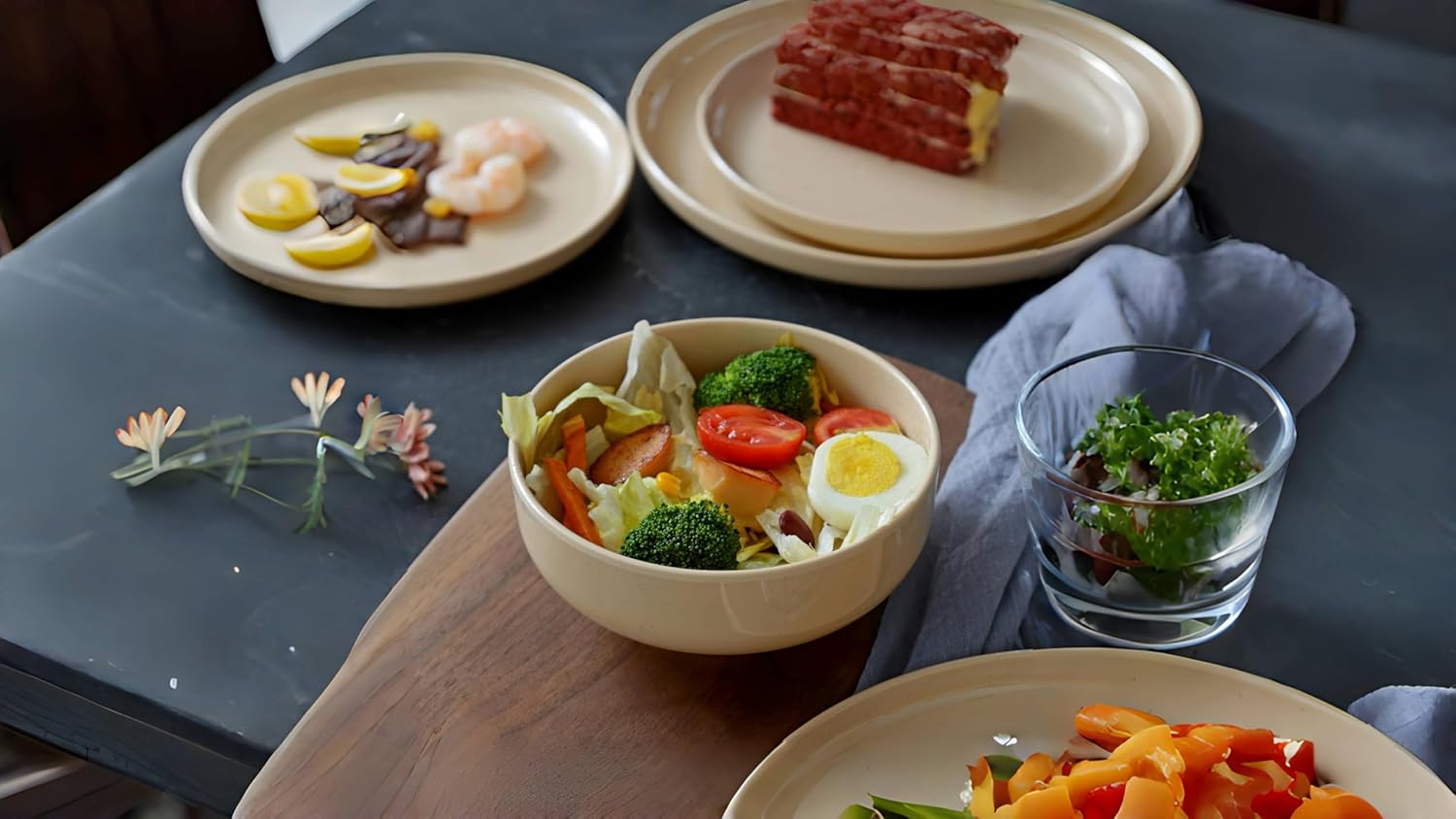 Melamine Dinnerware Set for 4