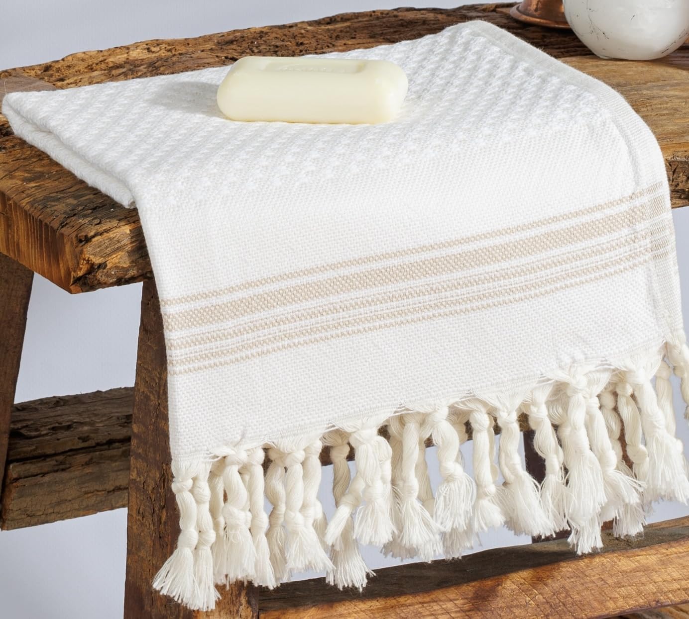 DEMMEX - Luxury Waffle cotton Bubbles Turkish Hand Towels