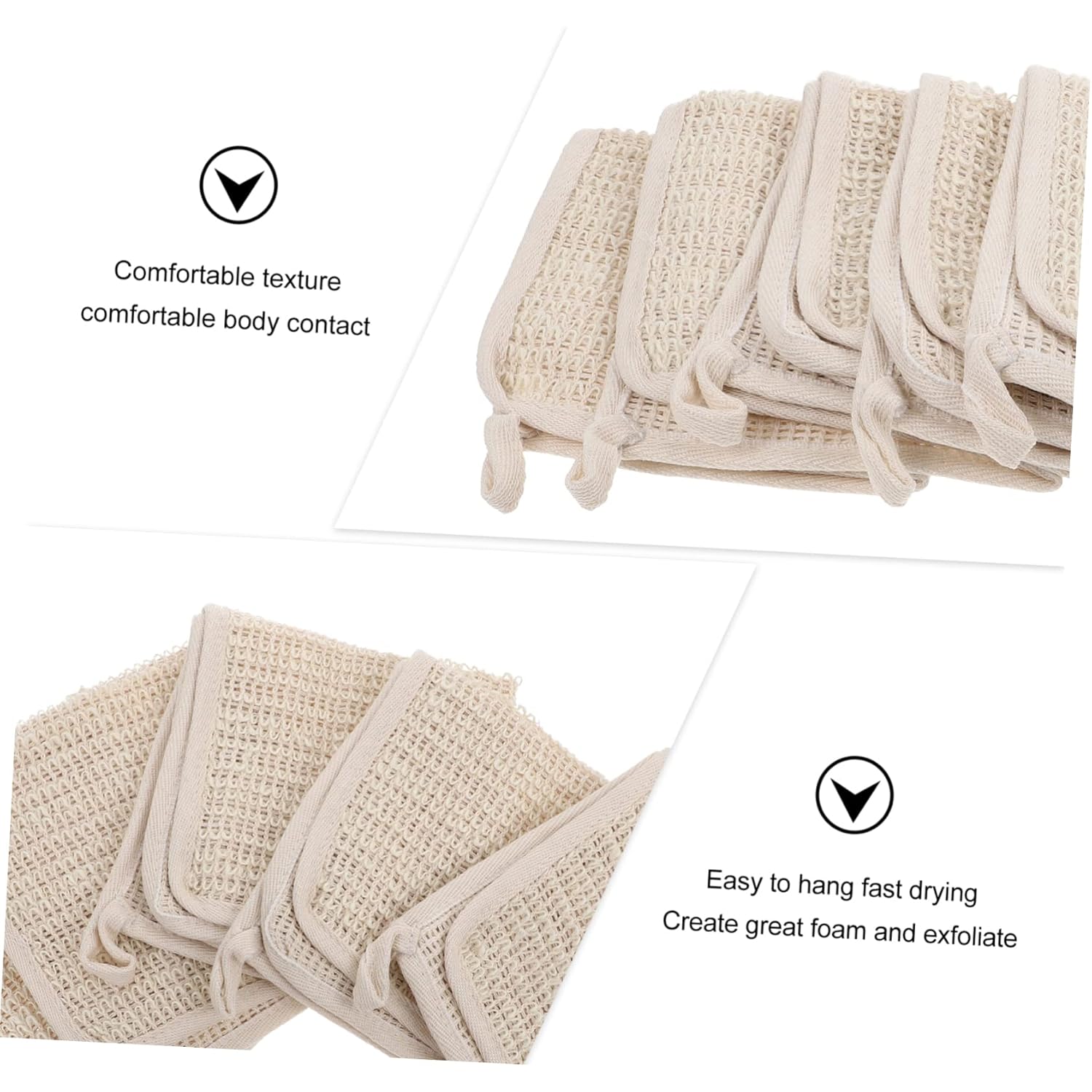 Canight Exfoliating Washcloth Set for Sensitive Skin