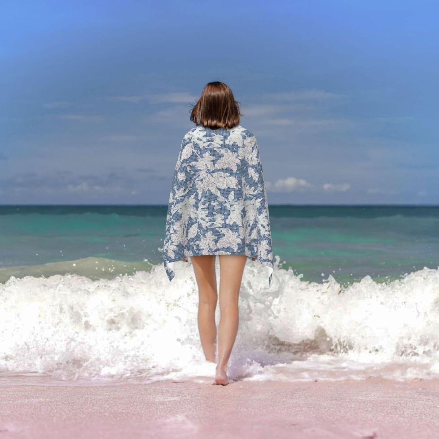 Cloud-Like Linen texture bath towel