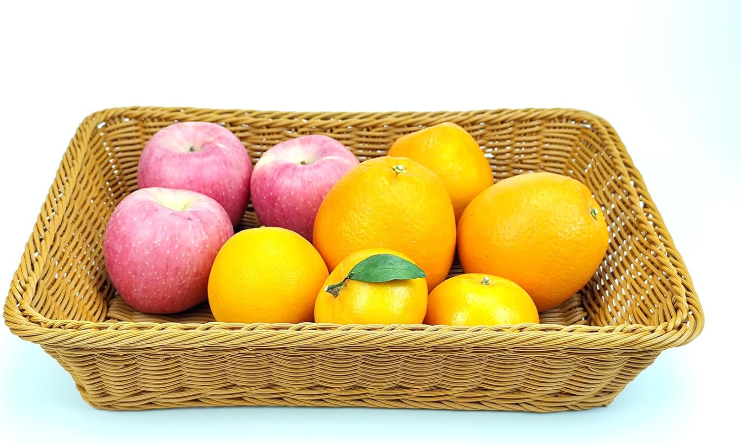 ANRUIDE 16 Poly Wicker Serving Basket