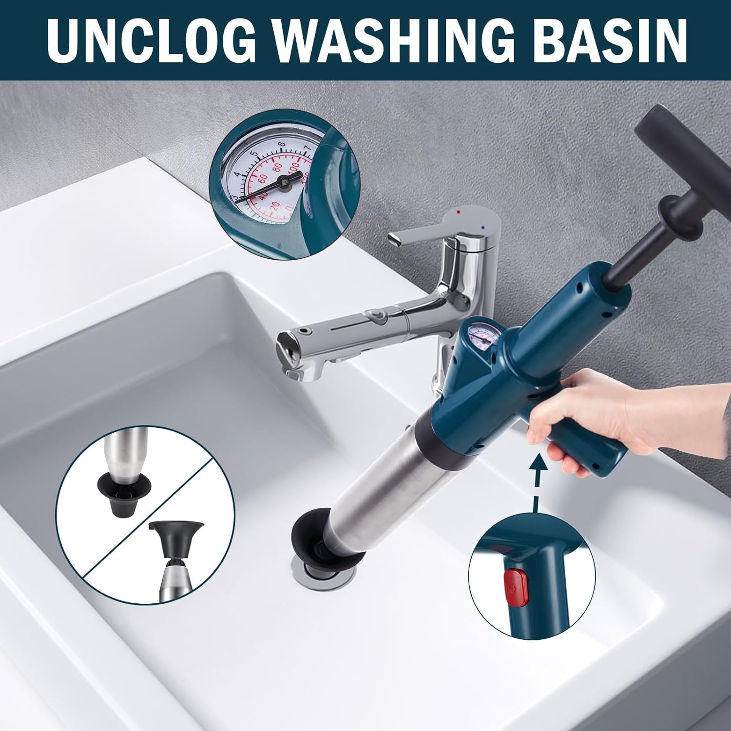 ProspBegal High Pressure Toilet Plunger