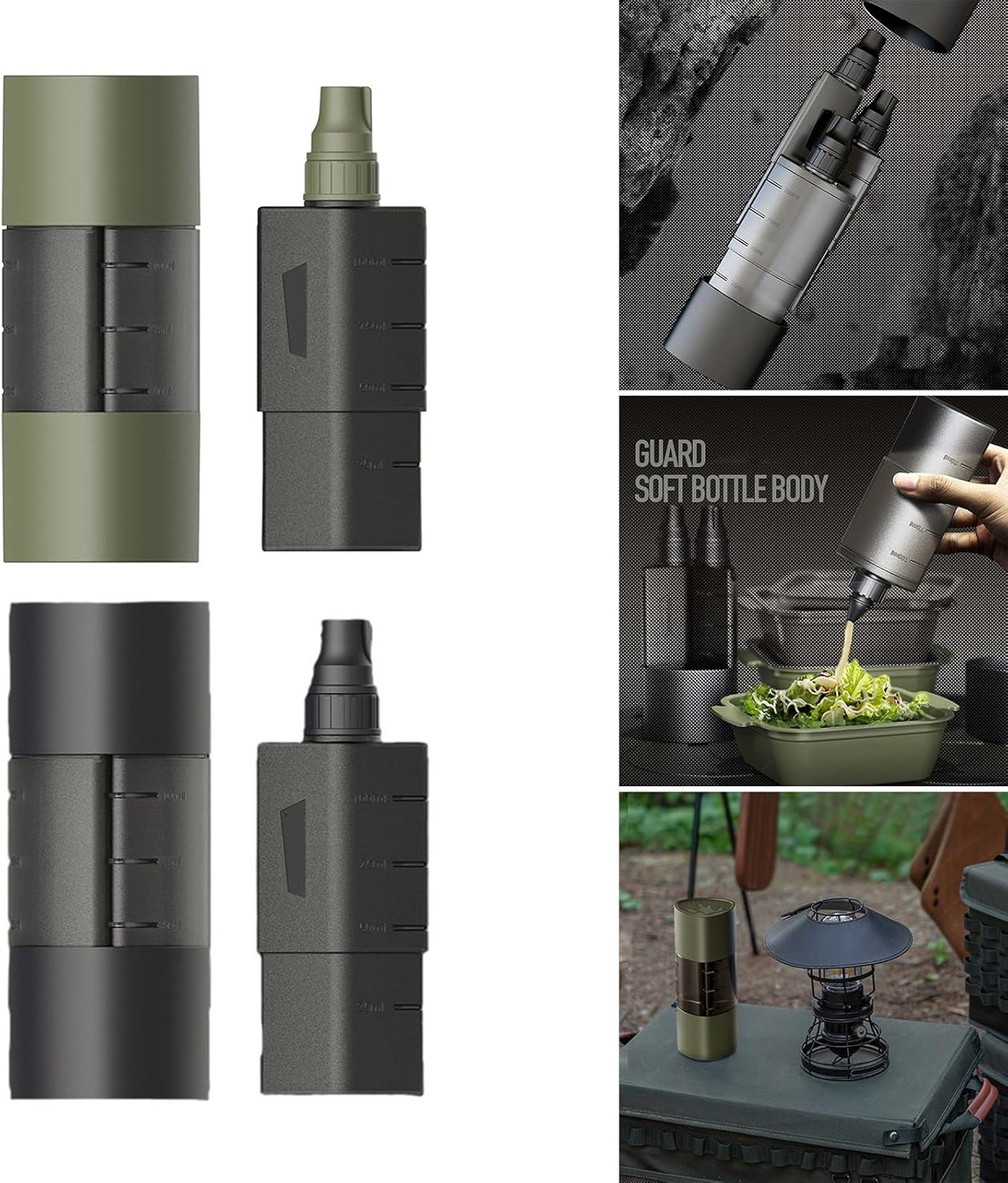 Meiliyizu Spices Squeeze Bottle for Kitchen and Outdoor Use