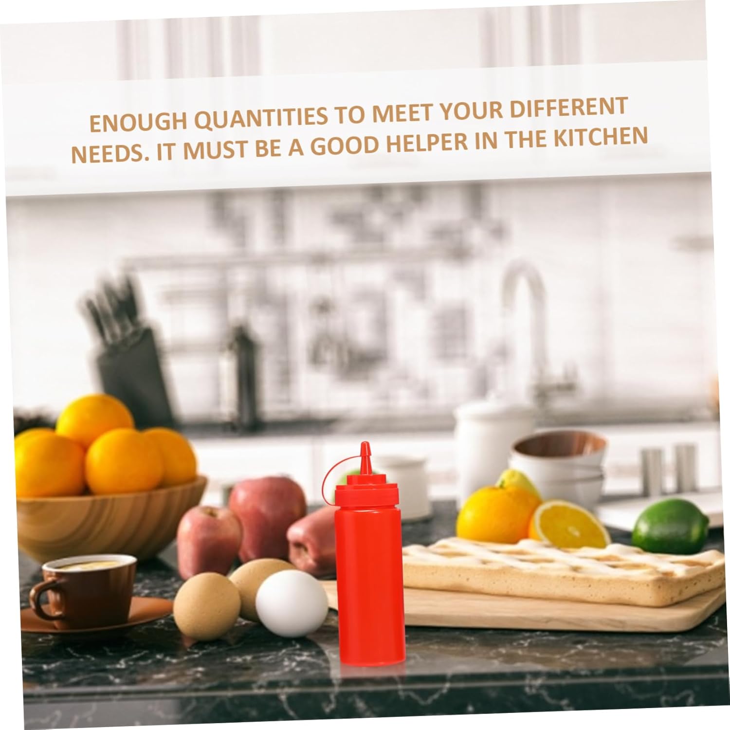 FELTECHELECTR 8pcs Tomato Sauce Squeeze Bottles for Condiments Kids-friendly Design