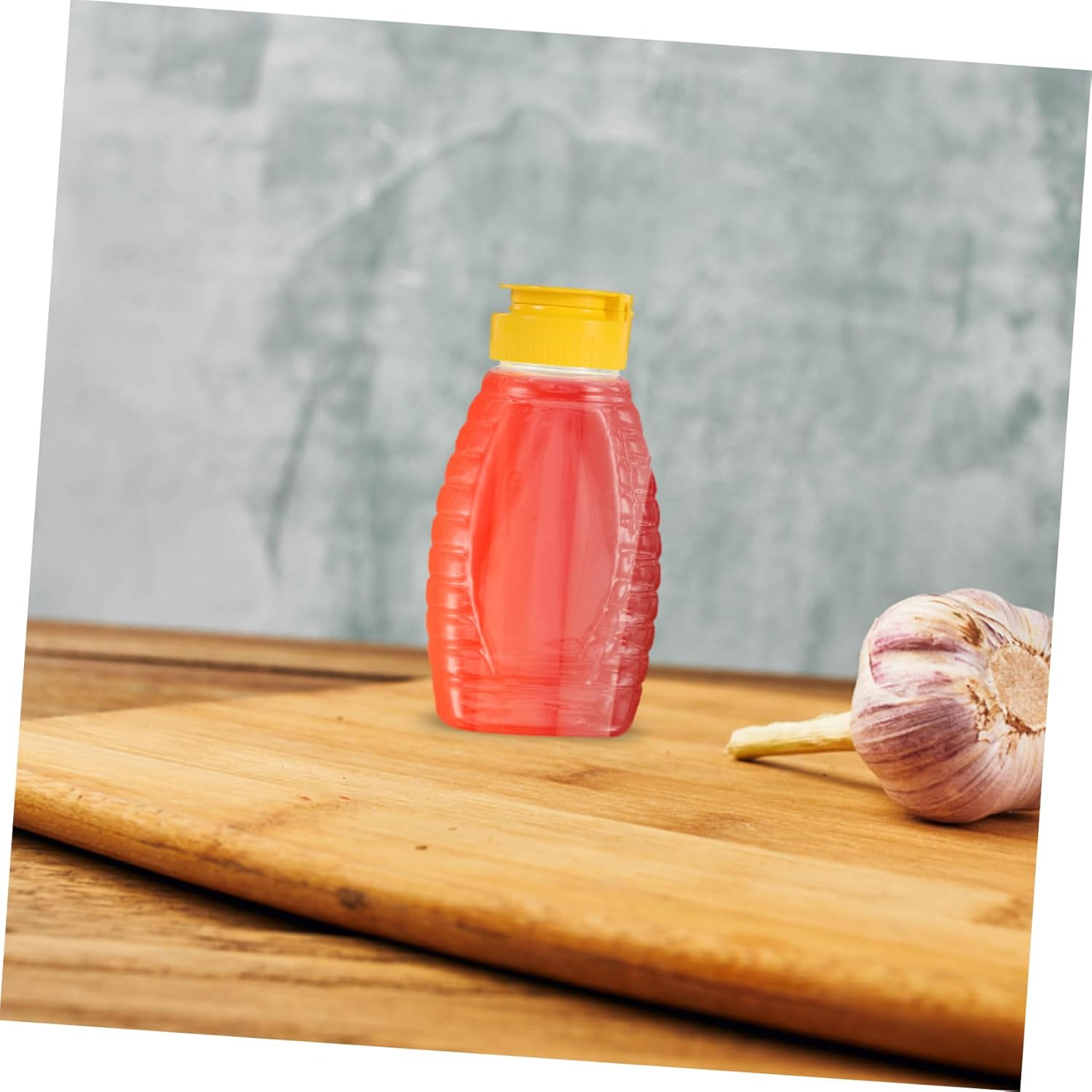 HAKIDZEL Reusable Honey Squeeze Bottles Leakproof Condiment Dispenser for Home and Parties